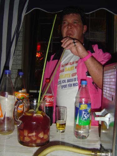 Auch der Cappi hat mal Durst.
