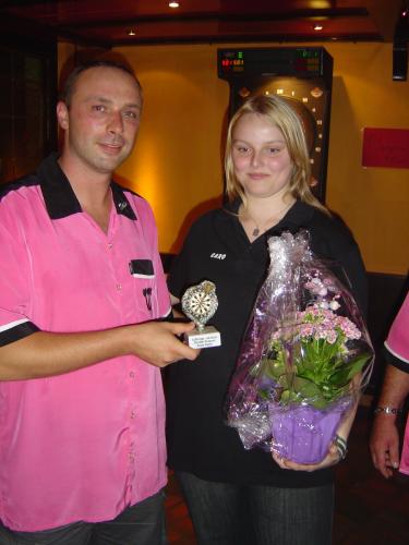 Beste Dame bei unseren Turnier Caro aus Bocholt.
