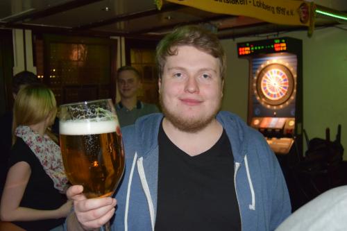 Auch ich habe ein großes Pils